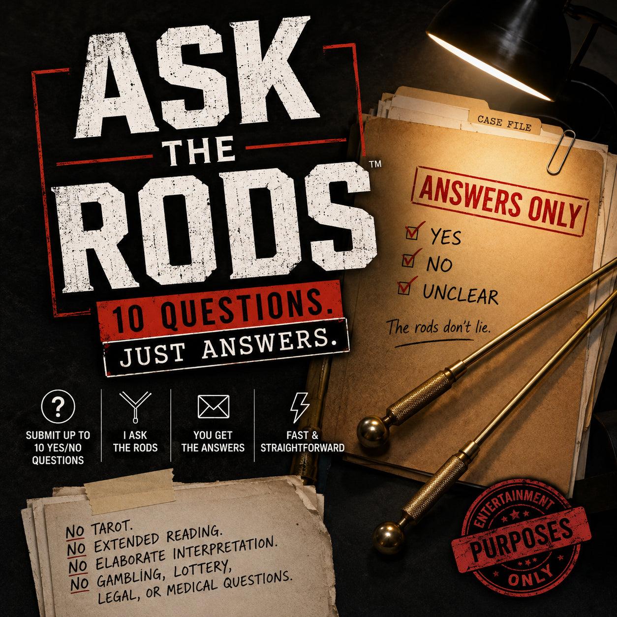 Ask The Rods - 10 Question Dowsing Rod Reading
